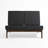 Polett Outdoor Conversation Set Solid Wood Group With Armless Chair And Loveseat And Coffee Table-1854030458-1854030453