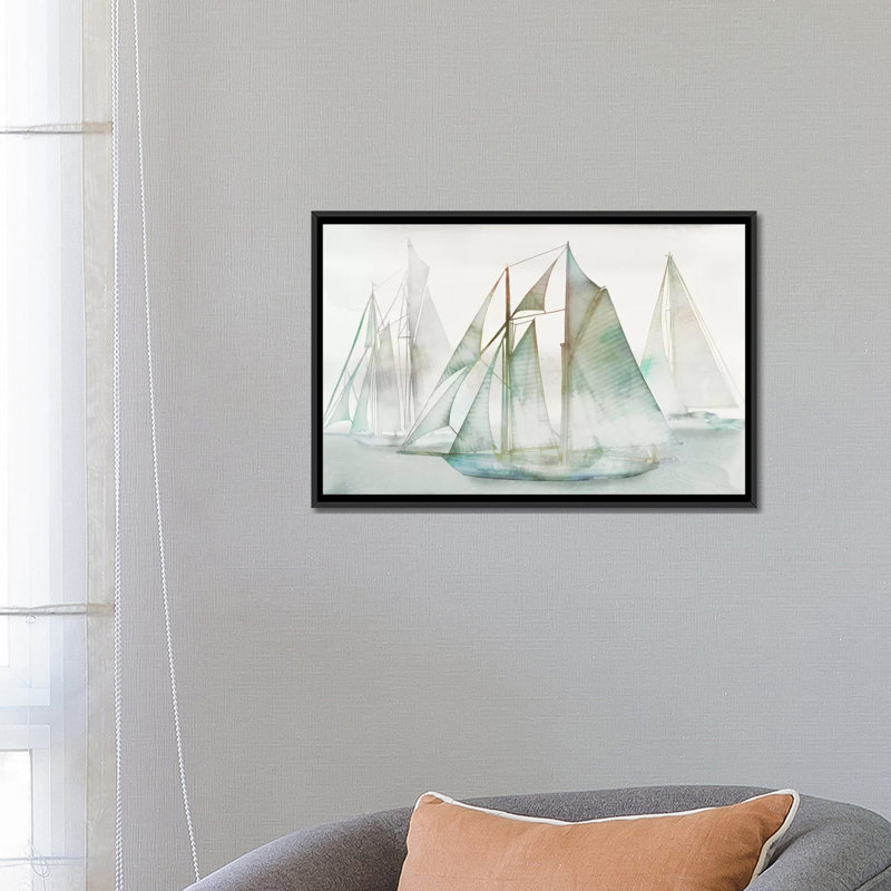 « patine i », reproduction sur toile, Toile avec cadre noir, Pas de tapis, H 32 po x l 48 po x P 1,5 po