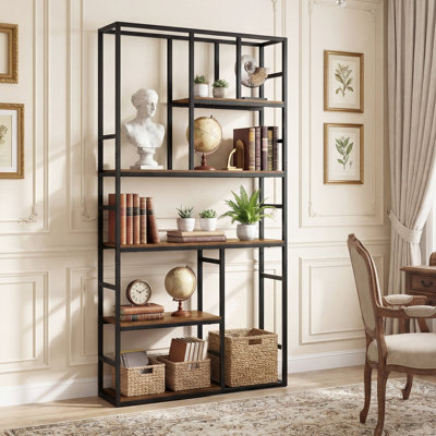 180cm H x 90cm W Metal Etagere Bookcase
