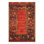 Tapis oriental rouge / jaune / noir intérieur / extérieur Gurrola