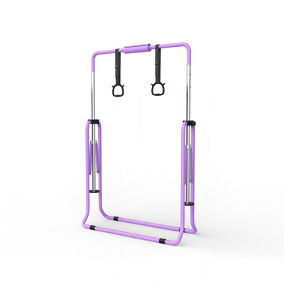 Gymnastics Bar For Kids, Gymnastics Horizontal Bar With Adjustable Height Foldable Training Bar With Mat For Home Practice