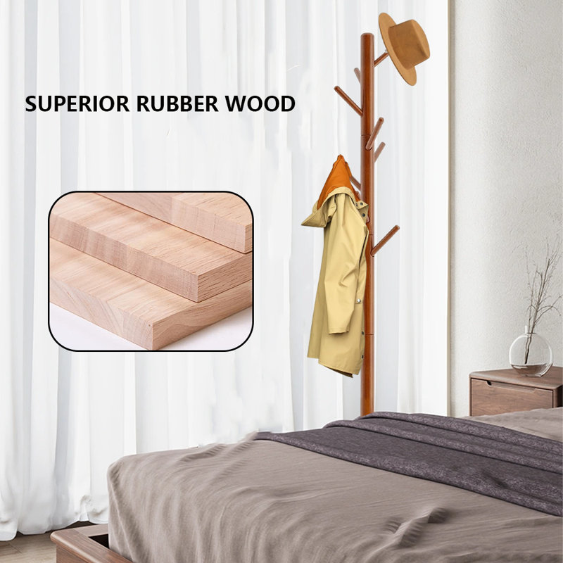 Coat Rack Freestanding, Brown