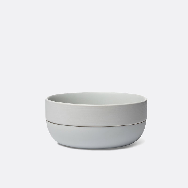 Silicone Pet Bowl/Dish, Light Gray, Small (3")