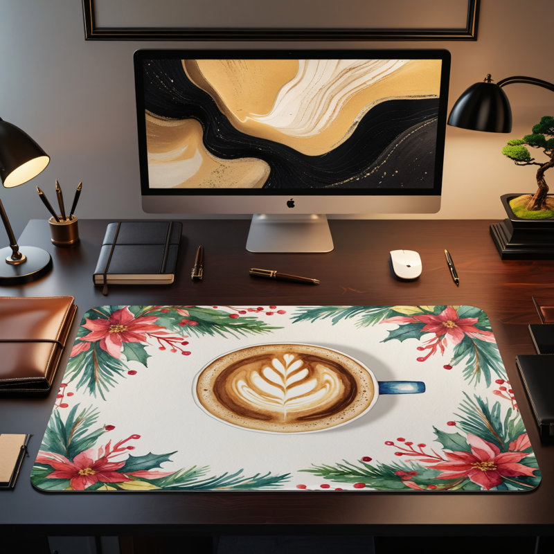 Polyester Desk Pad, 31.5x15.5