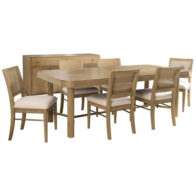 Solid Wood Top Dining Set