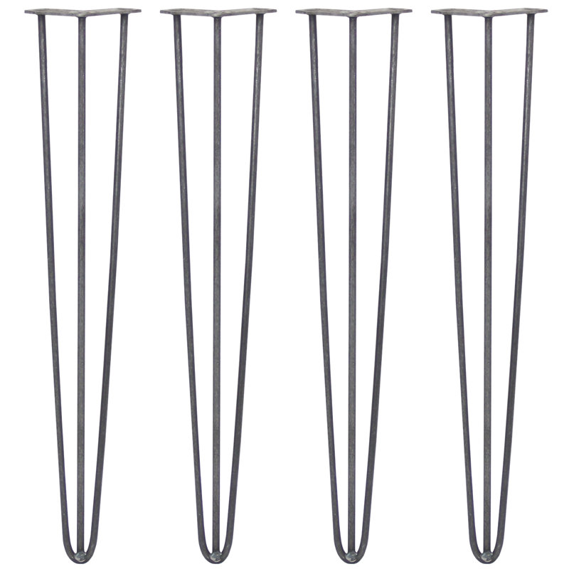 Styer Table Leg, Silver, 71cm H x 11cm W x 8cm D