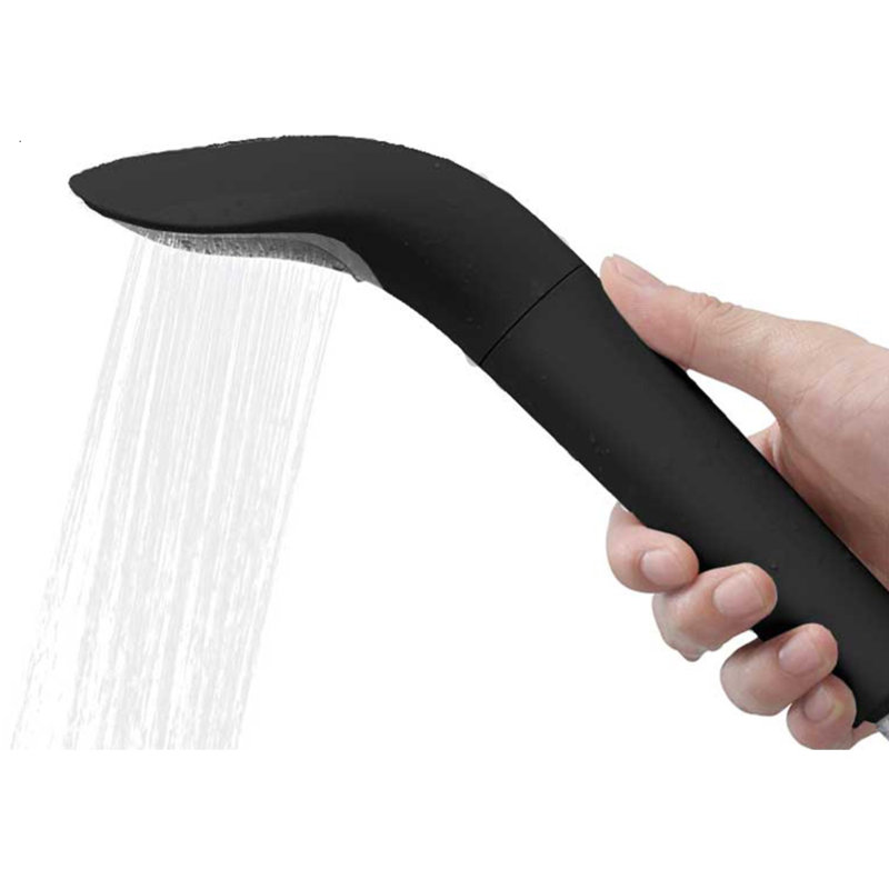 Barthold Full/Standard Handheld Shower Head, Black