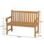Banc de terrasse 48 "en teck de qualité A