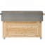 Table pour îlot de cuisine d'extérieur avec porte-serviettes et porte-épices et ouvre-bouteille pour l'extérieur-882974834