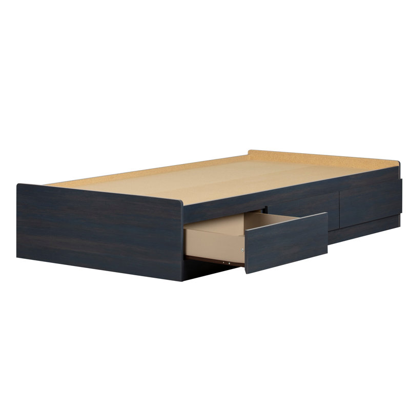 Savannah Twin 3 Drawer Mate's & Captain's Bed by South Shore, Blueberry