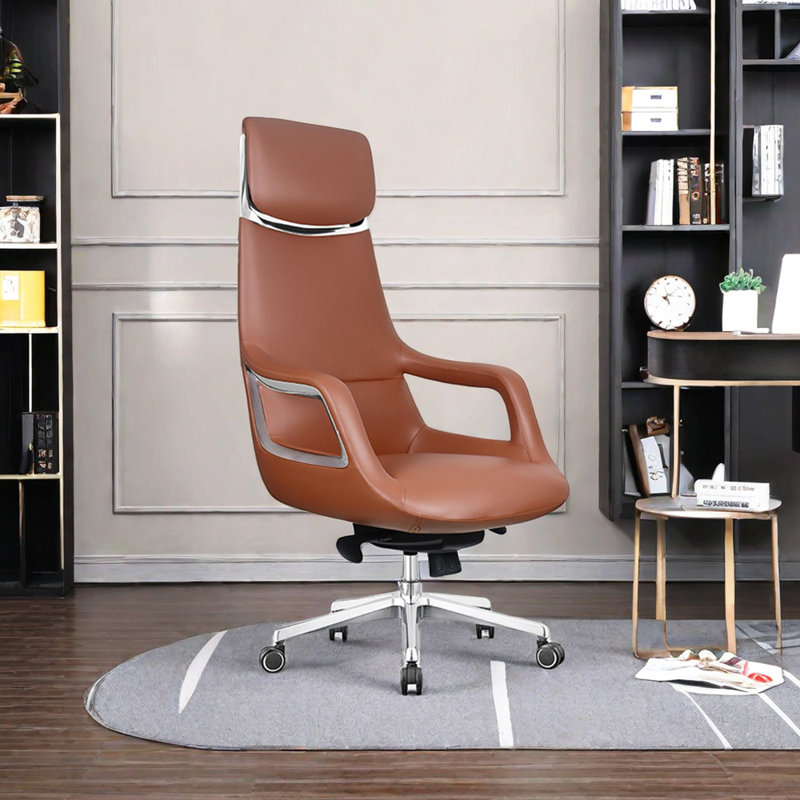 Raivyn Task Chair with Headrest,  Coffee