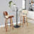 Arabelle Swivel Upholstered Counter Stool-90954875