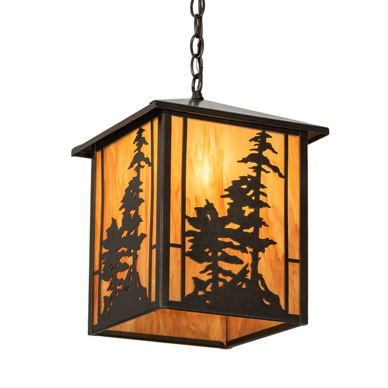 Luminaire suspendu carré 1 lumières Toomsboro