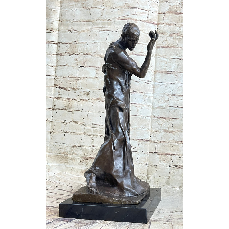 Pierre de Wiessant, sculpture monumentale en bronze par Rodin