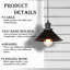 Cristobal 3 - Light Black Single Pendant-1209872178