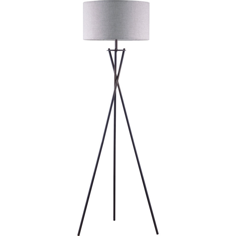 Crossed Tripod Floor Lamp