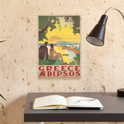 Contemporary Art Retro Romantic Vintage Coastal Wall Art by Andreas Magnusson - Wrapped Canvas Print