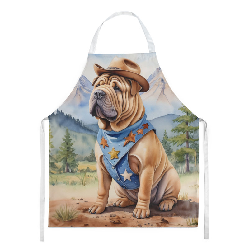 No Pattern Bib Apron