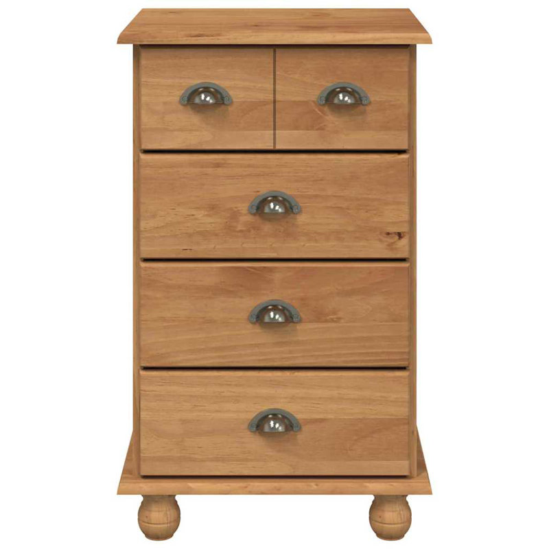 Solid Wood Rectangle Accent Chest, Brown