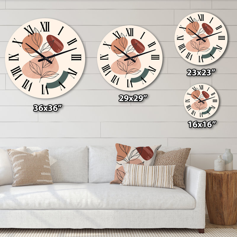 Horloge murale Terra Cotta Boho, Petit