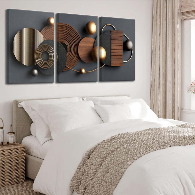 3 Piece Wrapped Canvas Print, 40cm H x 30cm W