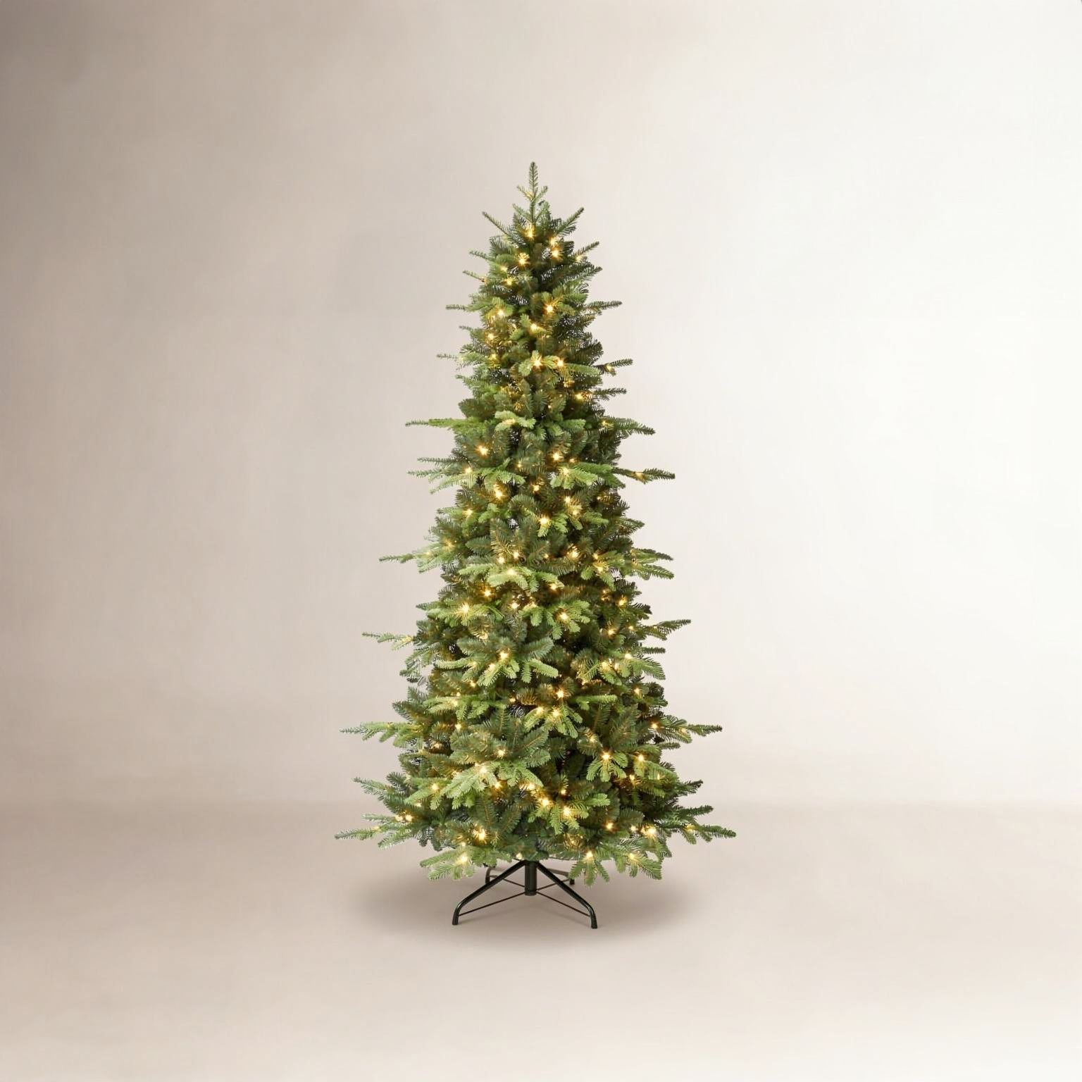 Pre-Lit Spruce Christmas Tree, 6.5' H
