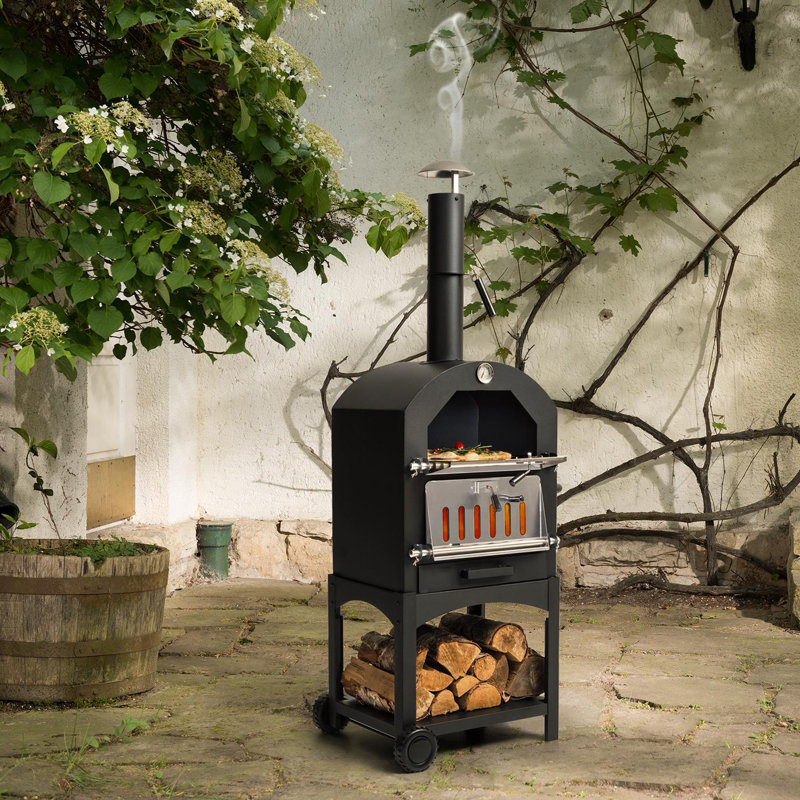 Klarstein Stainless Steel Wood Burning Pizza Oven