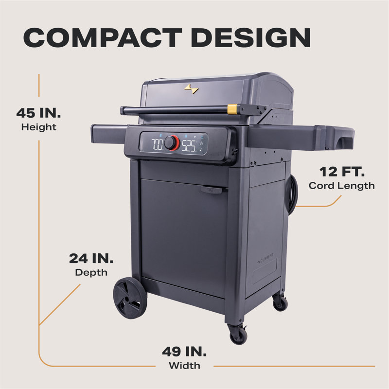 Current Model G Dual Zone Full-Size Electric Grill With Cabinet - Thumbnail 3