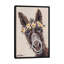 «Donkey with Flower Crown», impression sur toile-72119145-72119146