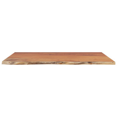 110cm Solid Acacia Wood With A Natural Finish Bathroom Vanity Top