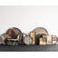 Translucent Silhouettes Glass Decorative Tray
