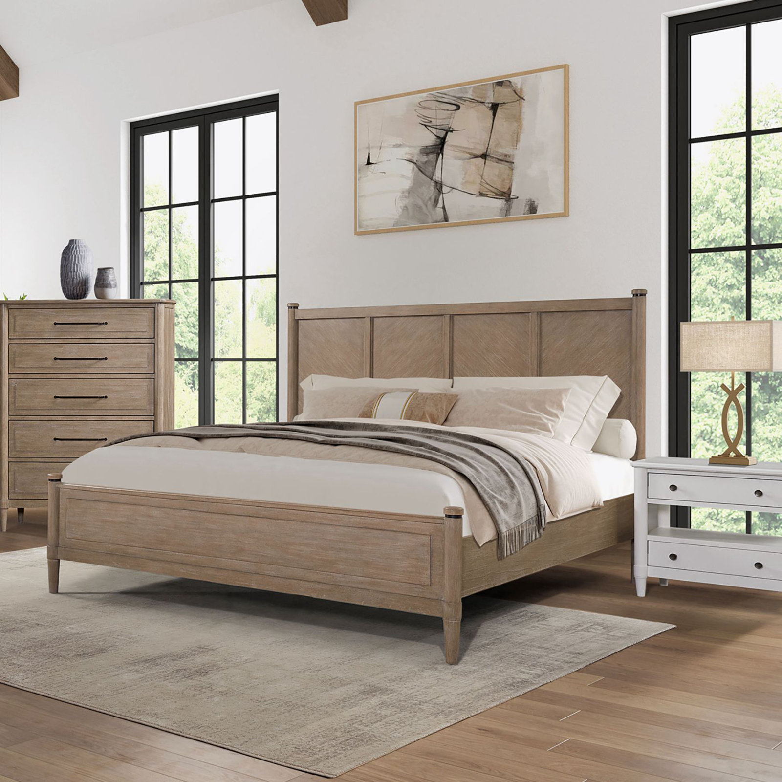 Dana Heights Lo-Post Bed, Queen