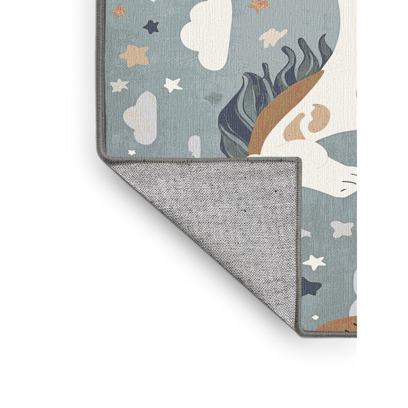 Tapis pour enfants 6 animaux Ginza, Rectangulaire 2 pi x 3 pi