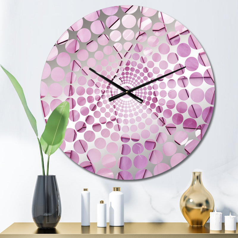 Horloge murale Lorrin - Collages abstraits, Petit