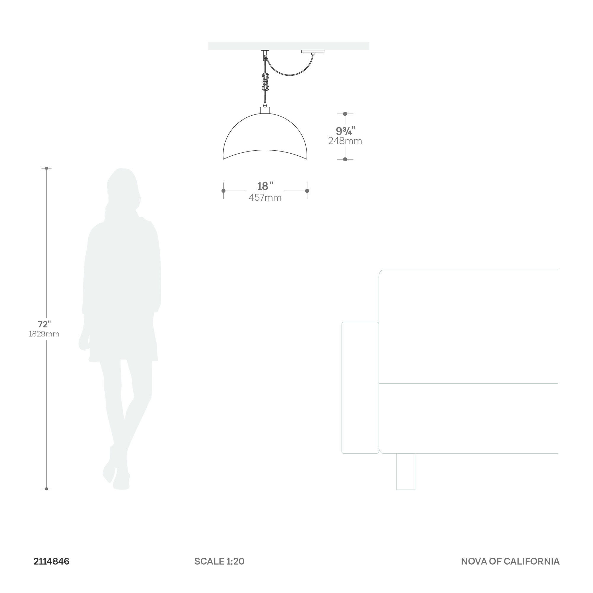 Luna Bella Pendant, Satin Nickel/White-Luna Bella Leaf Shade, Satin Nickel