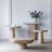 Coffee Table with Pedestal Base-1685286660