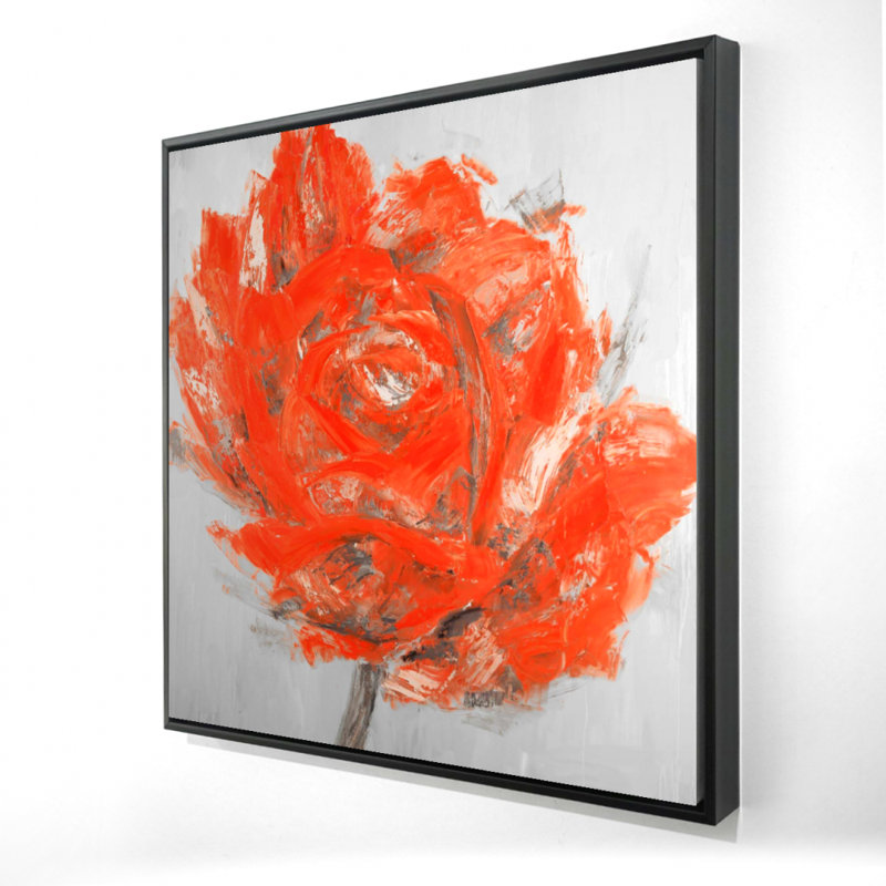 " Abstract Red Flower "