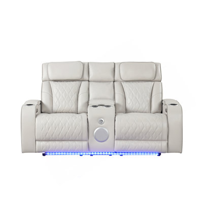 Causeuse inclinable de style moderne Fortuner en bois avec fonction de massage incluse