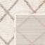 Tapis géométrique beige / ivoire Alcaide-945506017