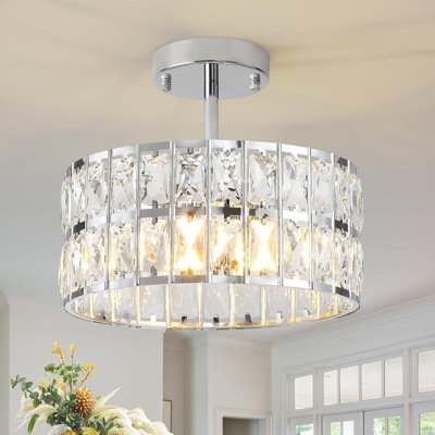 K9 modern crystal ring pendant light, G9 lamp holder, bulb not included
