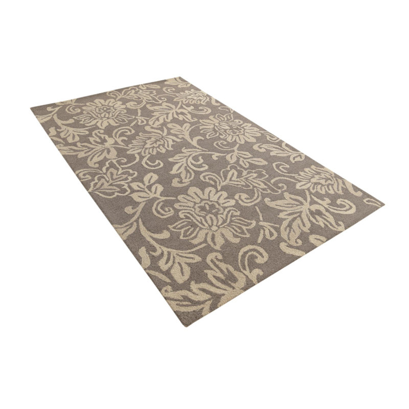 Tapis taupe 5 pi 2 po x 8 pi 1 po