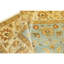Hand Knotted Wool Oriental Area Rug in Light Blue And Ivory
