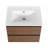 Wall-Mounted Bathroom Vanity With Ceramic Sink-1253267180