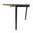 Cob Solid Wood Top Metal Base Dining Table