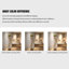 Lampes sur pied bronze et fer