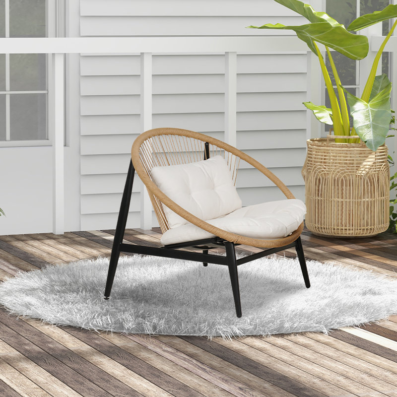 Steel Outdoor Lounge Chair