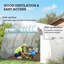 Outsunny 4 x 3 x 2m Polytunnel Greenhouse Replacement Cover ONLY-116244303