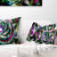 Coussin lombaire floral tourbillon exotique