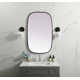 Sabine Metal Curved Oval Wall Mirror