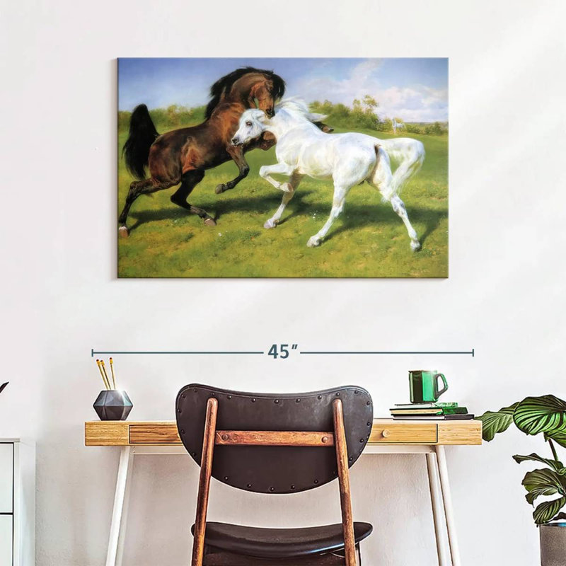 Brampt The Duel 1895, 26" H x 39" W